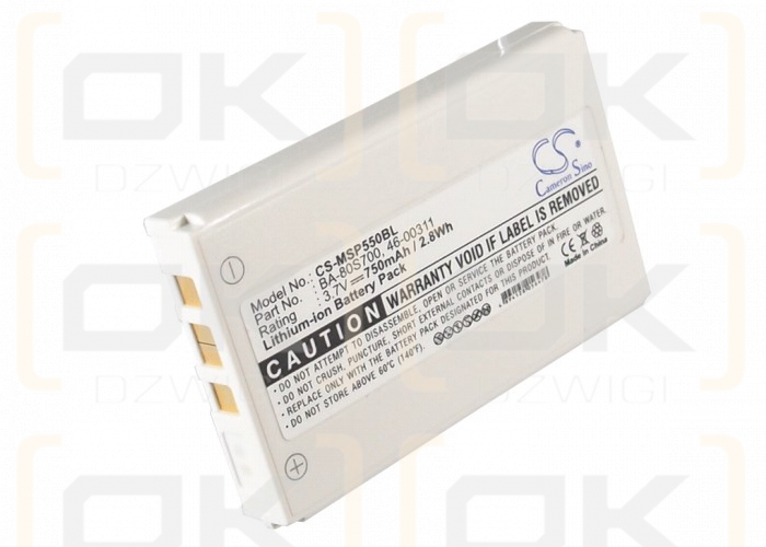 Metrologic MK5502-79B6107 / BA-80S700 750 mAh Li-Ion 3,7 V (Cameron Sino)