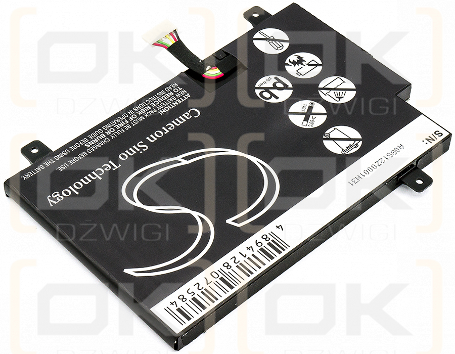 MSI WindPad 110W-014US / BTY-S19 4200 mAh Li-Polymer 7.4 V (Cameron Sino)