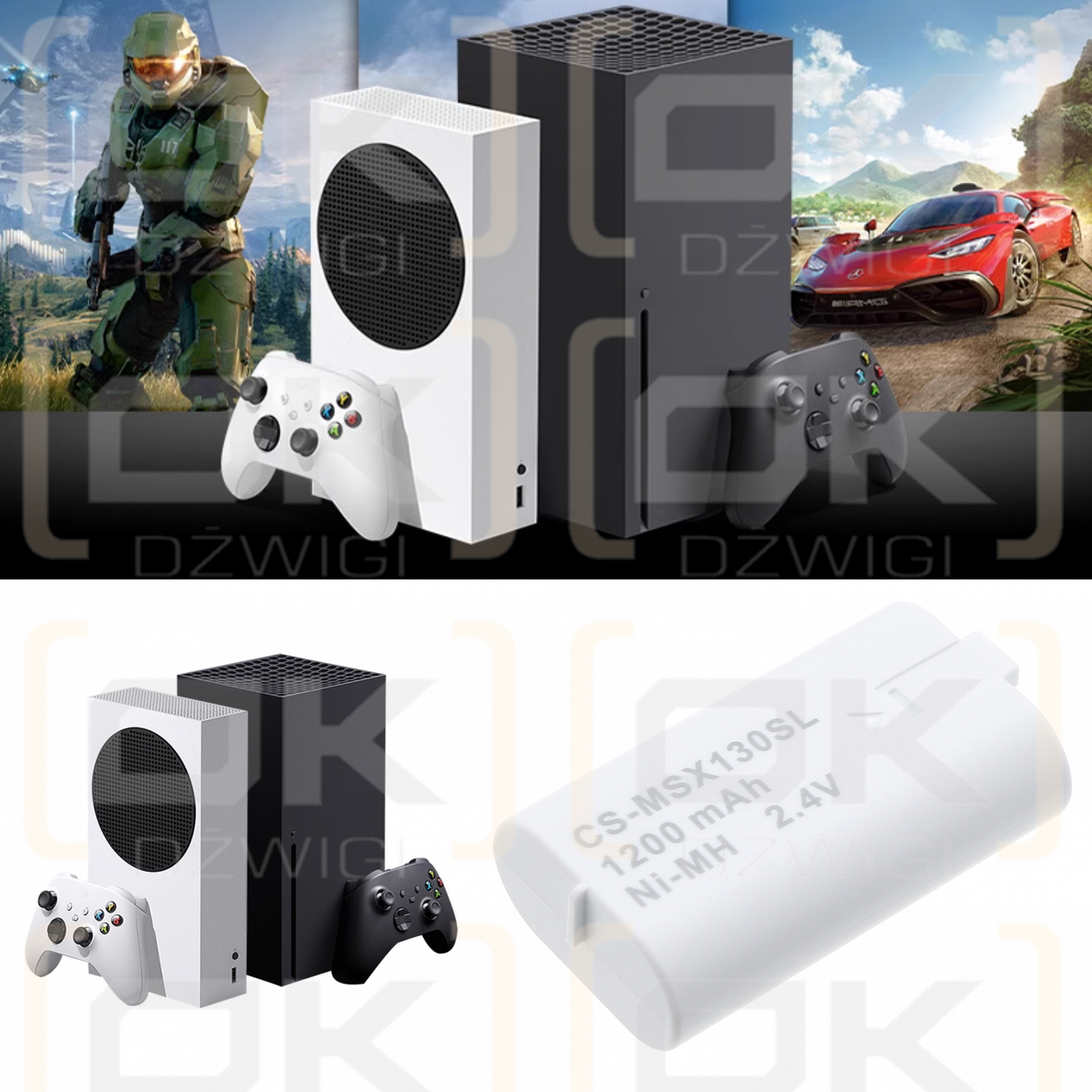 Microsoft Xbox XSX / X872044-005 1200mAh Ni-MH 2.4V (Cameron Sino)