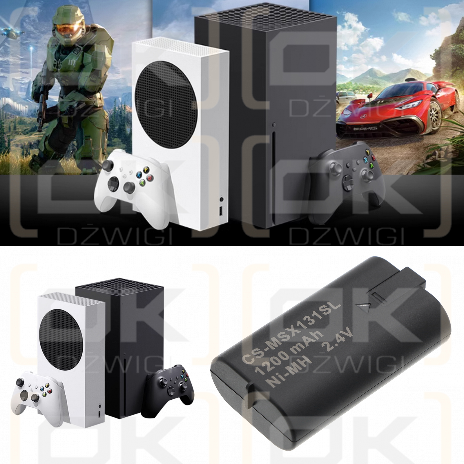 Microsoft Xbox XSX / X872044-005 1200mAh Ni-MH 2.4V (Cameron Sino)