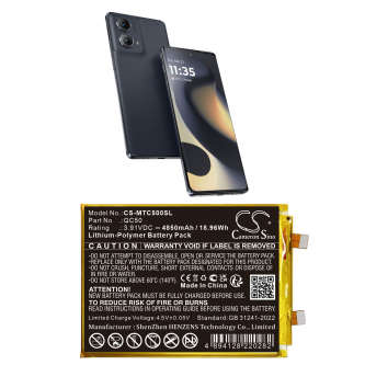 Motorola XT2429-4 / QC50 4850mAh Li-Polymer 3.91V (Cameron Sino)