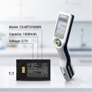 Сменная батарея для портативного измерителя плотности Mettler Toledo Densito Density2Go / 30330857 1800 мАч Li-ion 3,7 В (Cameron Sino)