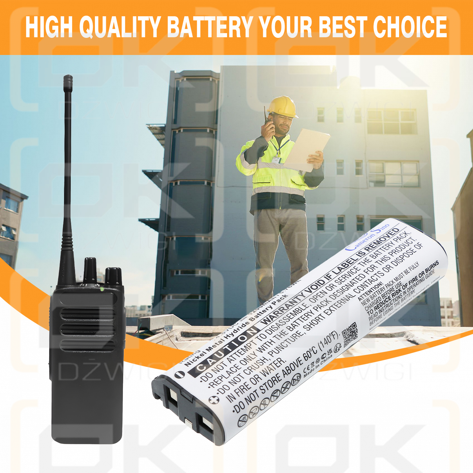 Motorola Handie Pro XTN / NTN8971 1200 мАч Ni-MH 4,8 В (Cameron Sino)