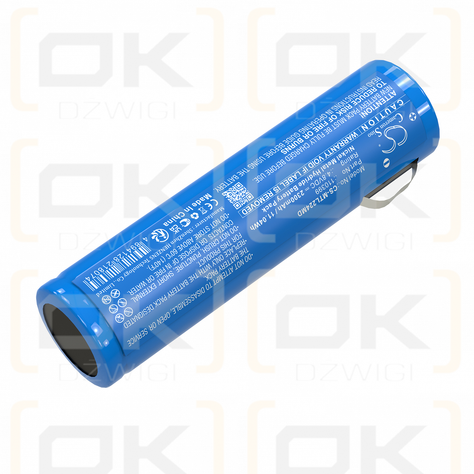 Mentor Ophthalmoscope / 110399 2300mAh Ni-MH 4.8V (Cameron Sino)