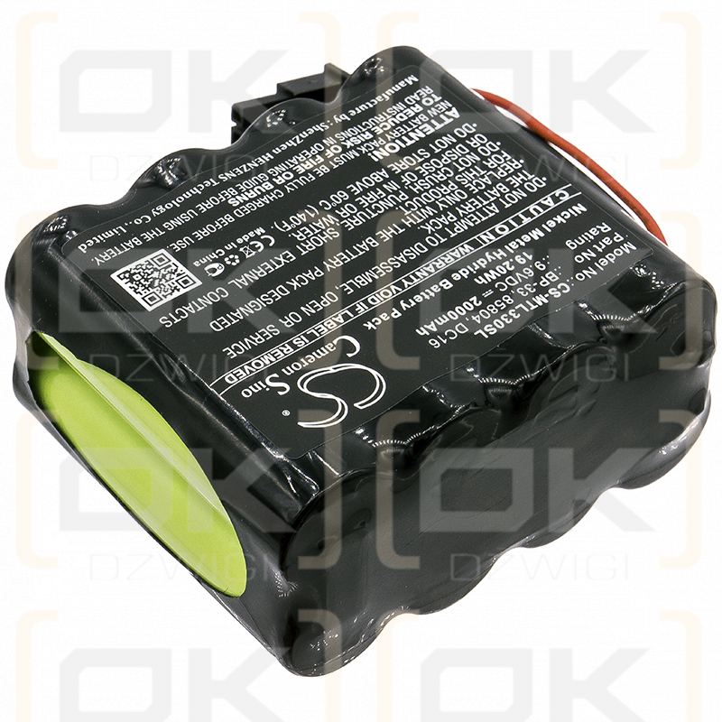 Martel BetaGauge 330 / BP-33 2000mAh Ni-MH 9.6V (Cameron Sino)