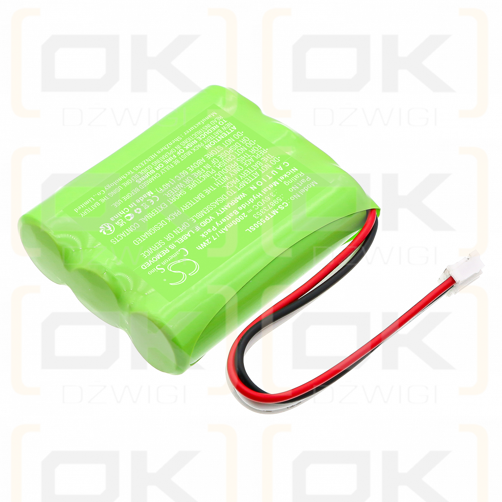 Midtronics OP-5500 / 59873353 2000 mAh Ni-MH 3,6 V (Cameron Sino)