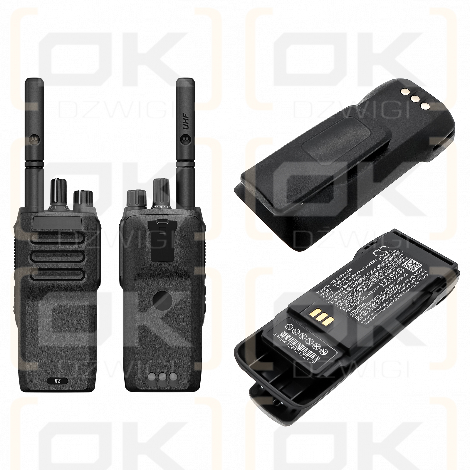 Motorola R2 / PMNN4598A 3300mAh Li-ion 7.4V (Cameron Sino)