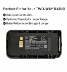 Batería de repuesto para Motorola XTS4000 / NNTN6944 1200 mAh Li-ion 7.4 V (Cameron Sino)
