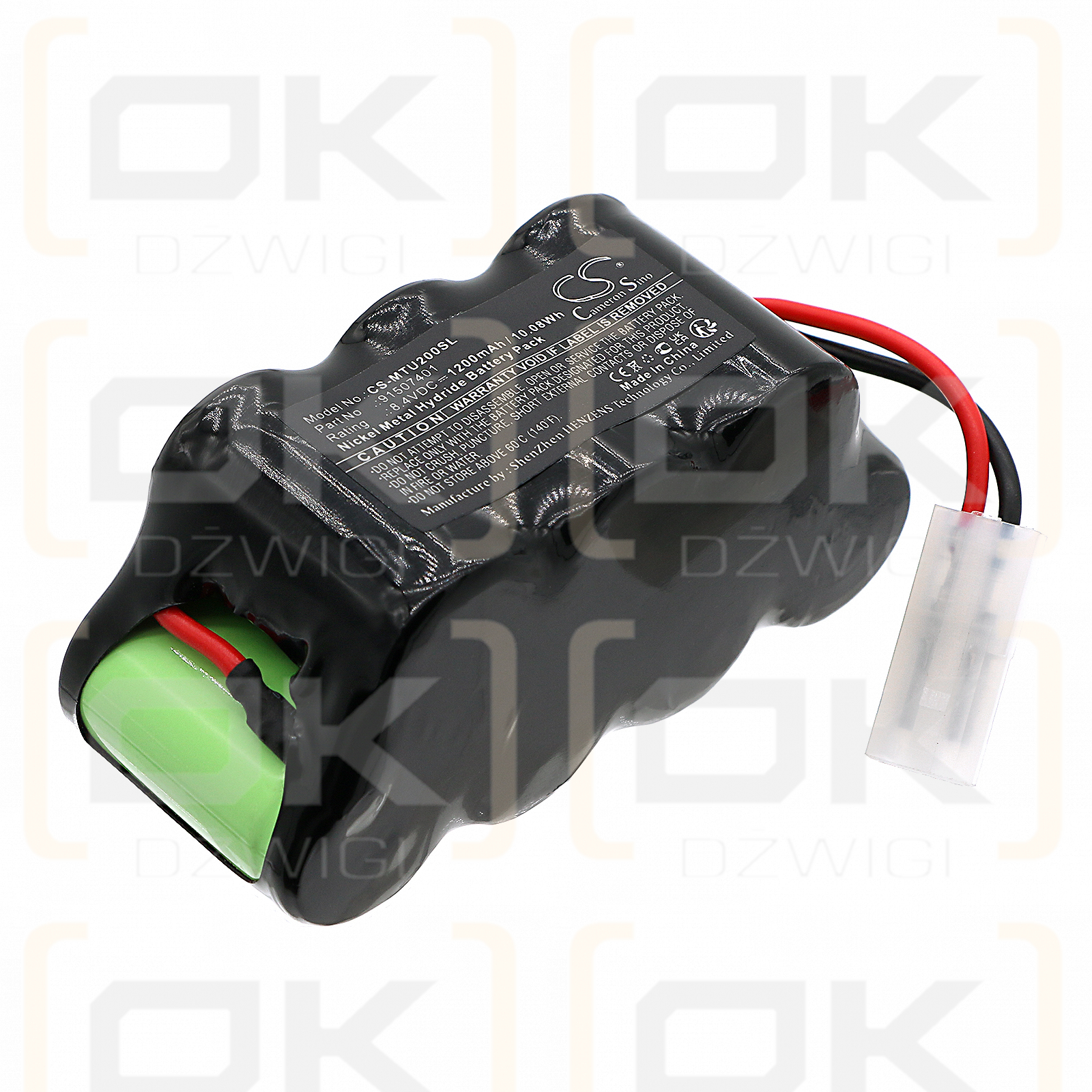 M-Tronic SDT-2000/U / 91507401 1200mAh Ni-MH 8.4V (Cameron Sino)