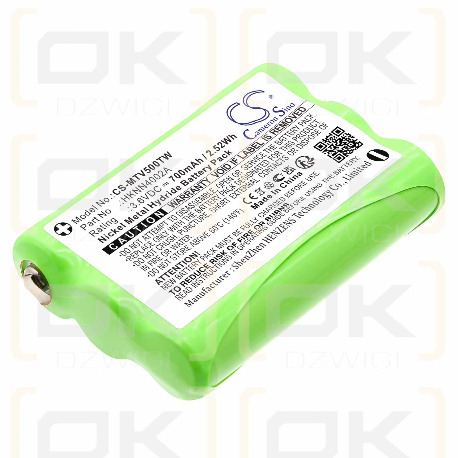 Motorola Talk About T470 / 4002A 700 мАч Ni-MH 3,6 В (Cameron Sino)