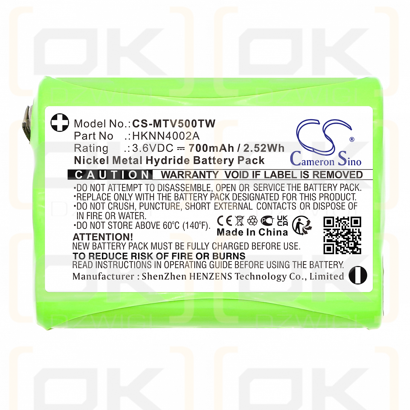 Motorola Talk About T470 / 4002A 700 мАч Ni-MH 3,6 В (Cameron Sino)