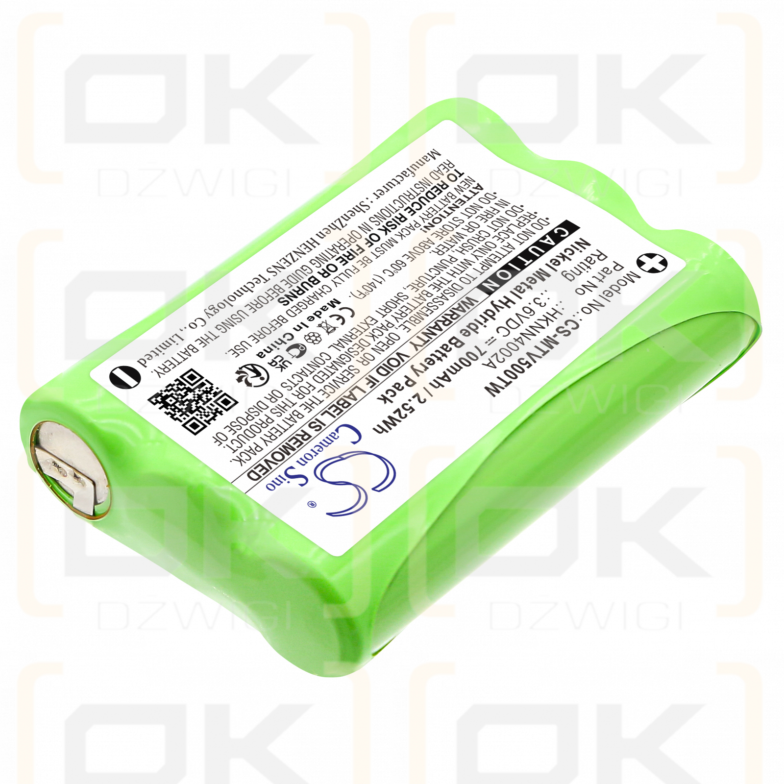 Motorola Talk About T470 / 4002A 700 мАч Ni-MH 3,6 В (Cameron Sino)