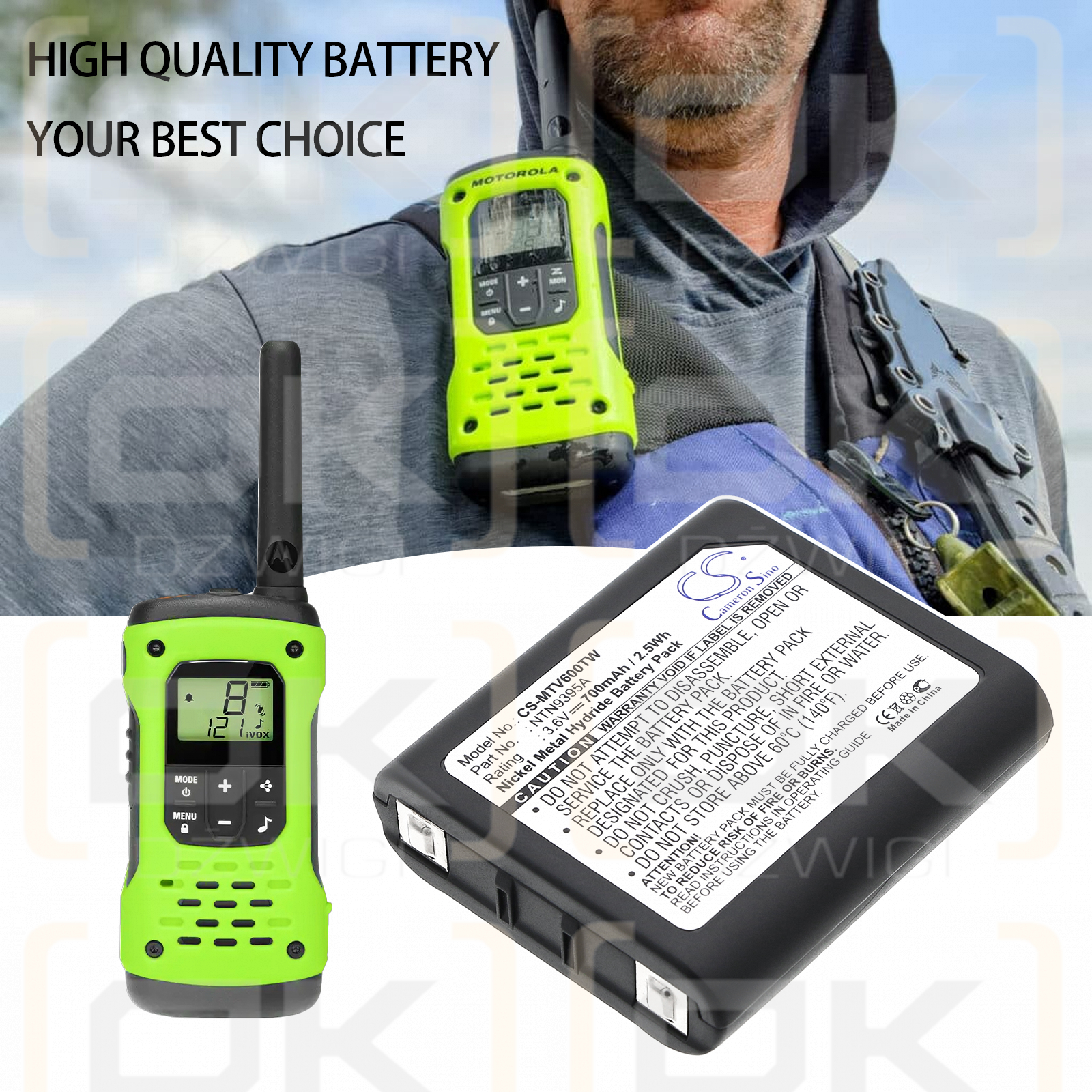 Motorola TalkAbout T6500R / 56318 700 mAh Ni-MH 3.6 V (Cameron Sino)