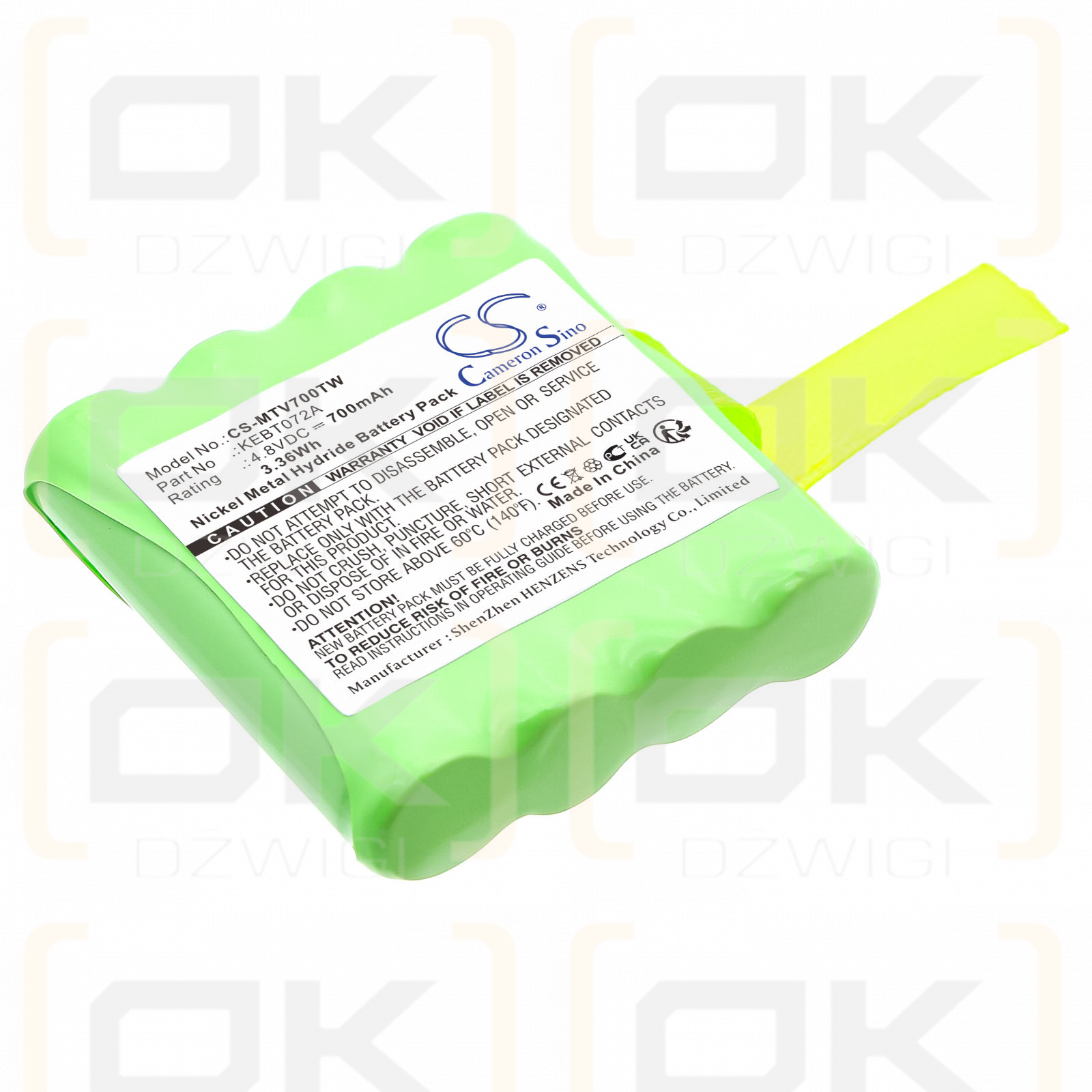 Motorola TalkAbout SX710 / KEBT072A 700 мАч Ni-MH 4,8 В (Cameron Sino)