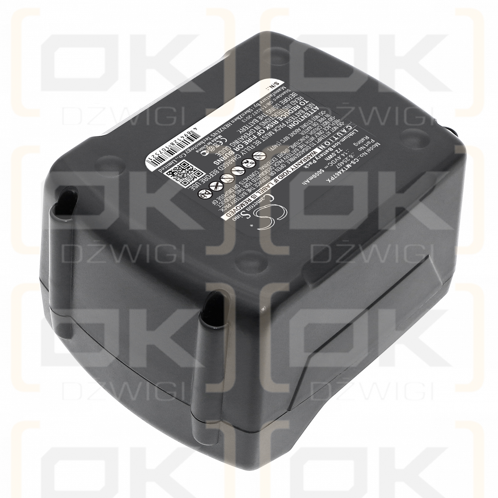 Bateria zamienna do Metabo RC 14.4 - 18 6.02106.00 / 6.25467 5000 mAh Li-ion 14.4 V (Cameron Sino)