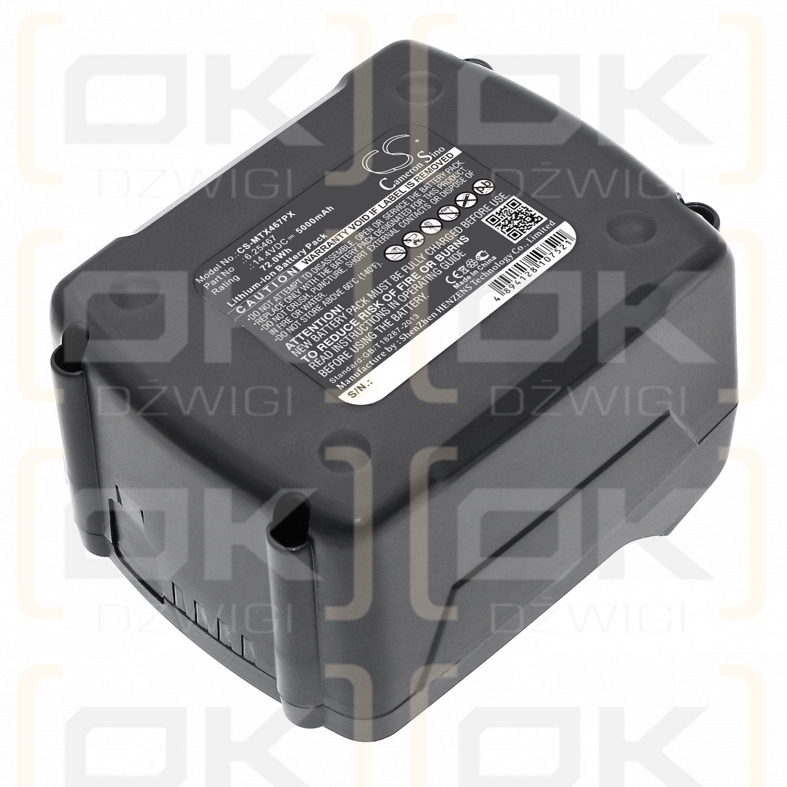 Metabo RC 14.4 - 18 6.02106.00 / 6.25467 5000mAh Li-ion 14.4V (Cameron Sino)
