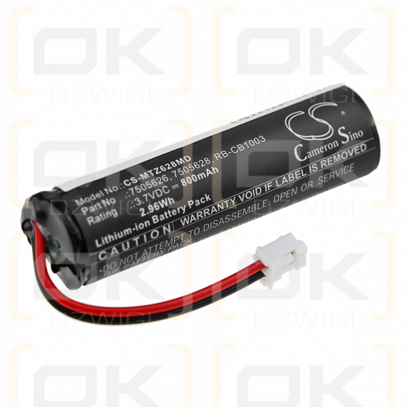 Morita TriAuto ZX2 / 7505626 800mAh Li-ion 3.7V (Cameron Sino)