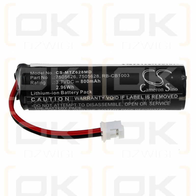 Morita TriAuto ZX2 / 7505626 800mAh Li-ion 3.7V (Cameron Sino)