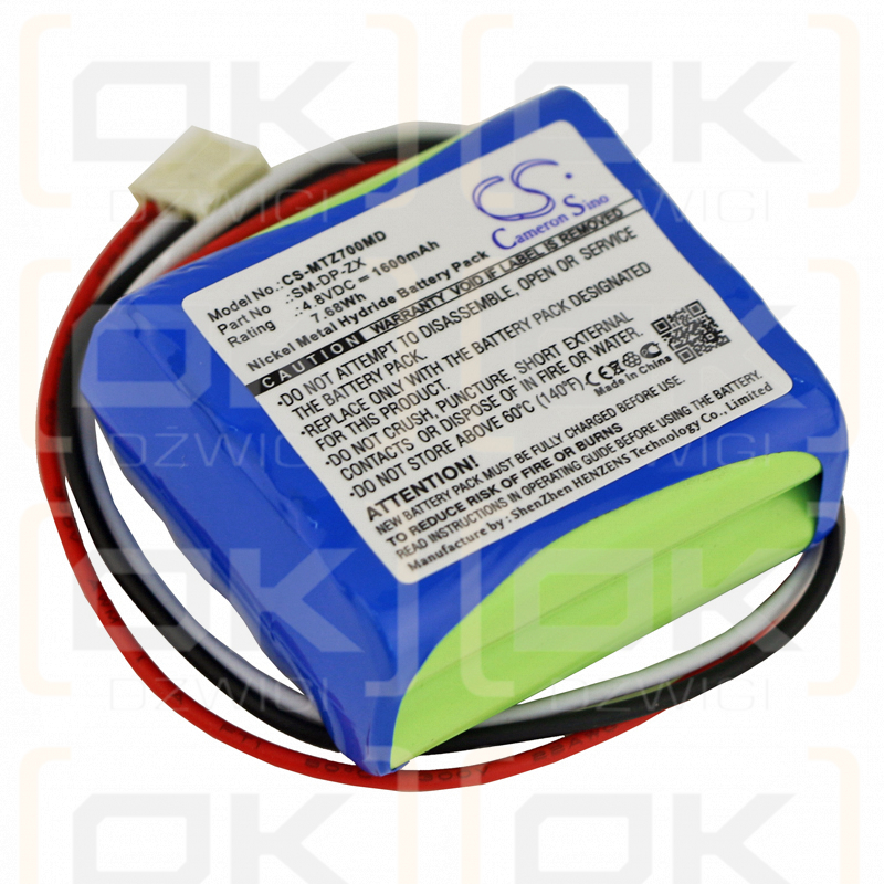 Morita SM-DP-ZX 1600mAh Ni-MH 4.8V (Cameron Sino)