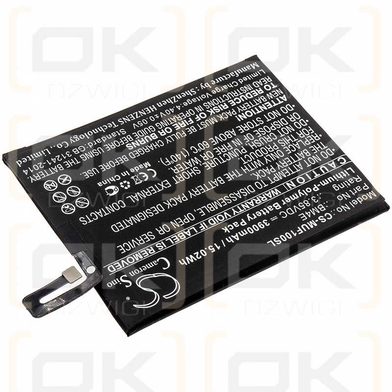 Xiaomi M1805E10A / BM4E 3900mAh Li-Polymer 3.85V (Cameron Sino)