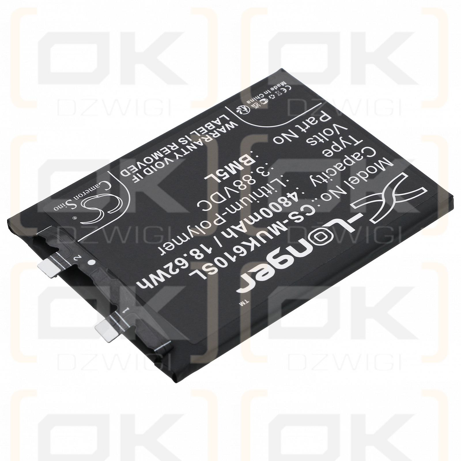 Redmi 22127RK46C / BM5L 4800 mAh Li-Polymer 3,88 V (Cameron Sino)