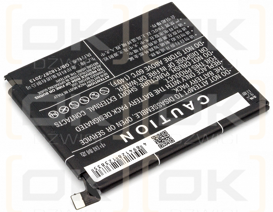 Xiaomi Redmi Note 4X (Versión China) / BN43 4000mAh Li-Polymer 3.85V (Cameron Sino)