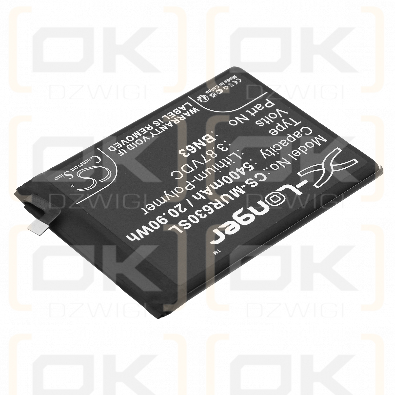 Redmi 22011119TI / BN63 5400mAh Li-Polymer 3.87V (Cameron Sino)