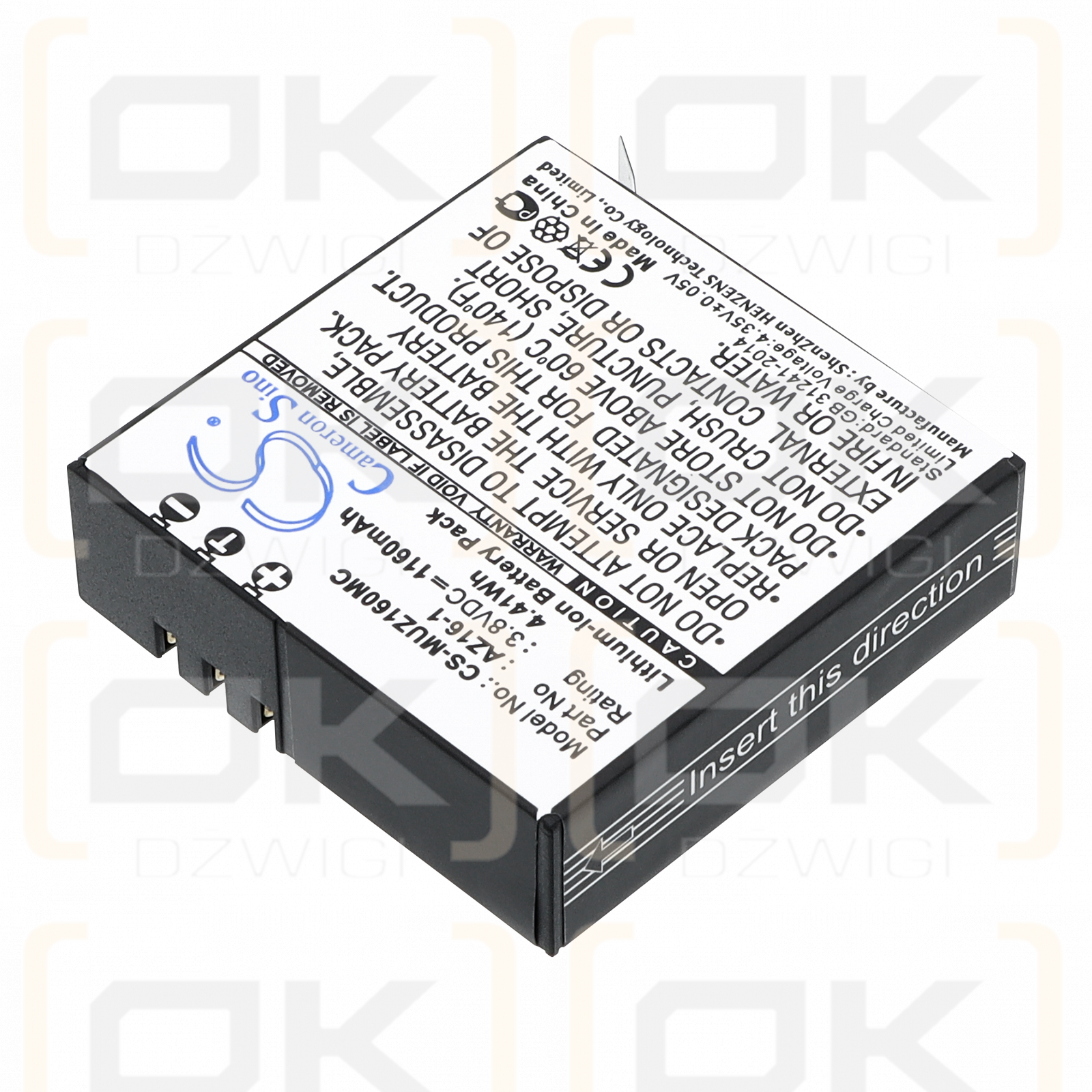 Xiaomi AZ16 / AZ16-1 1160 mAh Li-ion 3.8 V (Cameron Sino)