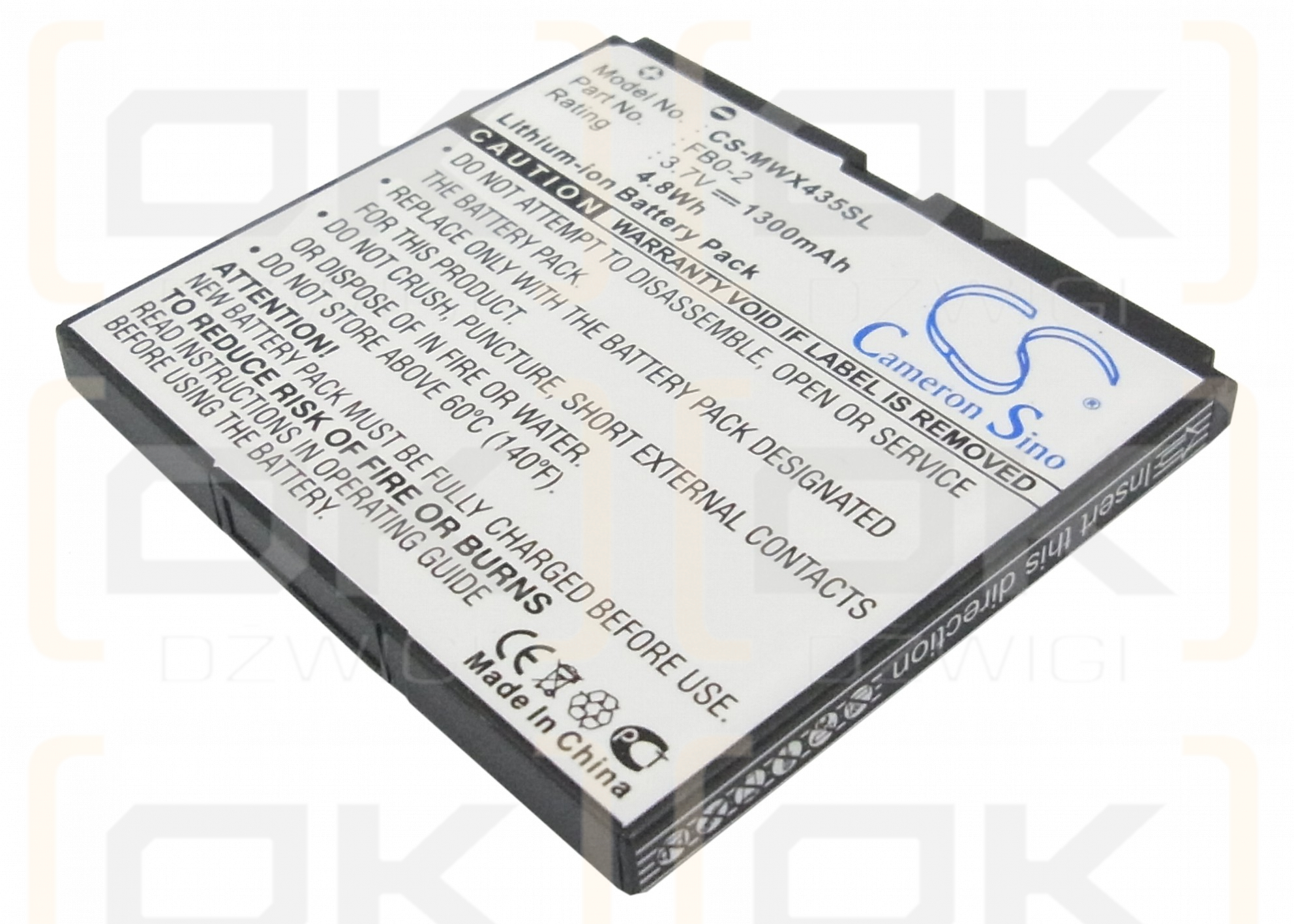 Motorola WX435 / FB0-2 1300mAh Li-ion 3.7V (Cameron Sino)