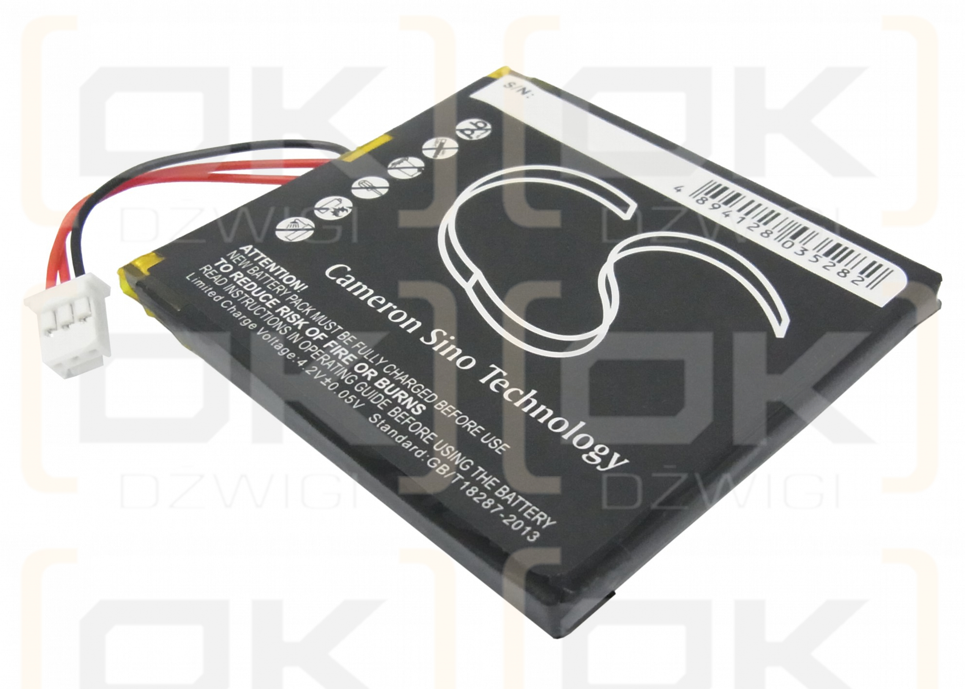 Crestron MT-100 / MT-1000C-BTP 2100mAh Li-polímero 3.7V (Cameron Sino)