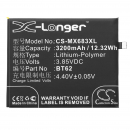 Replacement Battery for MeiZu M682Q / BT62 3200mAh Li-Polymer 3.85V (Cameron Sino)