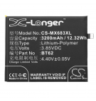Replacement Battery for MeiZu M682Q / BT62 3200mAh Li-Polymer 3.85V (Cameron Sino)