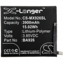Ersatzakku für MeiZu M926Q / BA926 3900mAh Li-Polymer 3,85V (Cameron Sino)