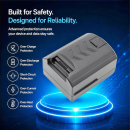 Replacement Battery for Moosoo X8 / X8 2000mAh Li-ion 28.8V (Cameron Sino)