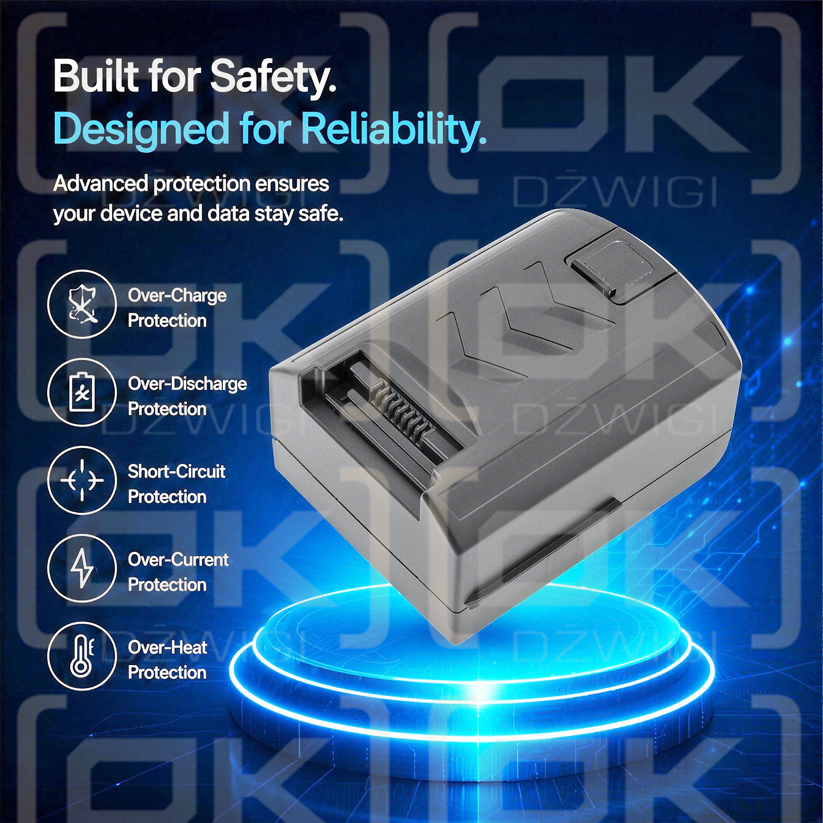 Replacement Battery for Moosoo X8 / X8 2000mAh Li-ion 28.8V (Cameron Sino)