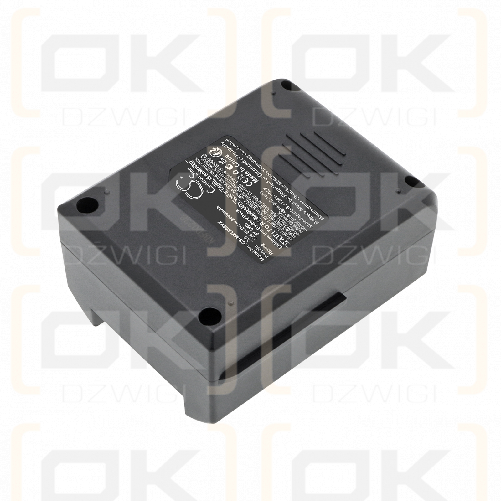Replacement Battery for Moosoo X8 / X8 2000mAh Li-ion 28.8V (Cameron Sino)