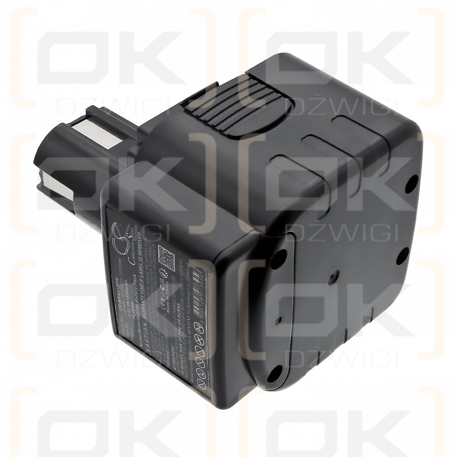 Max Rebar RB213 / JP409 1500 mAh Ni-MH 9.6 V (Cameron Sino)