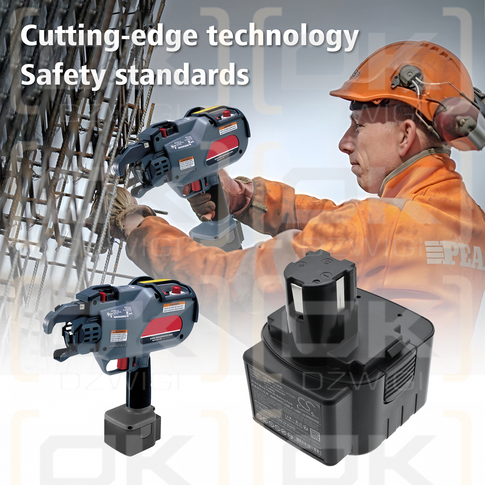 Max Rebar RB213 / JP409 1500 mAh Ni-MH 9.6 V (Cameron Sino)