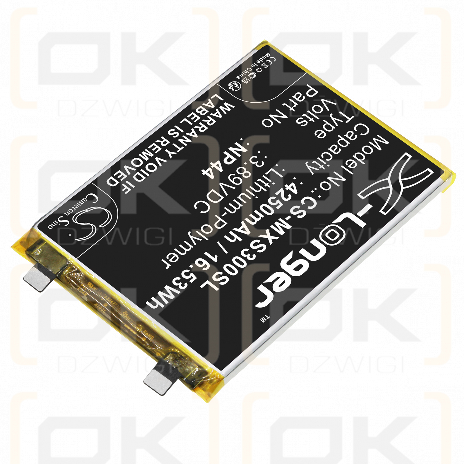 Motorola XT2243-2 / NP44 4250mAh Li-Polymer 3.89V (Cameron Sino)