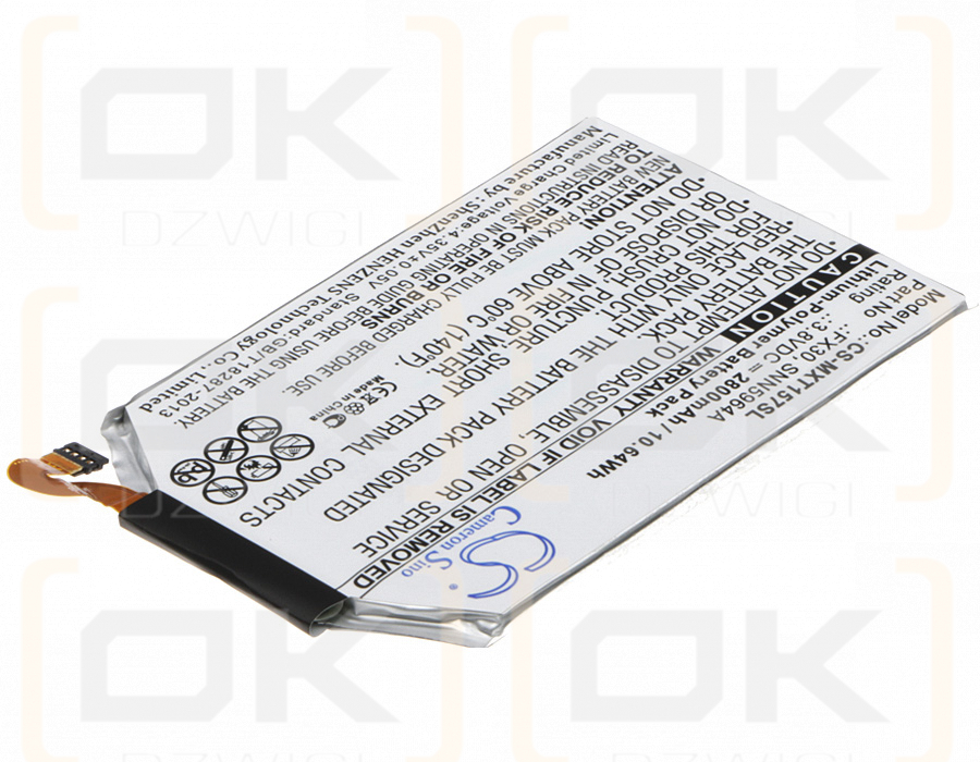 Motorola XT1575 / FX30 2800mAh Li-Polymer 3.8V (Cameron Sino)