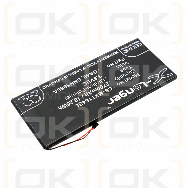 Motorola Moto G4 / GA40 2700mAh Li-Polymer 3.8V (Cameron Sino)