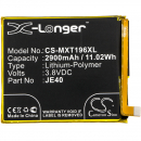 Motorola XT1952-1 / JE40 2900 mAh Li-Polymer 3,8 V (Cameron Sino)