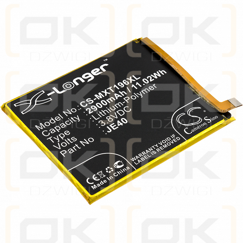 Motorola XT1952-1 / JE40 2900 mAh Li-Polymer 3,8 V (Cameron Sino)