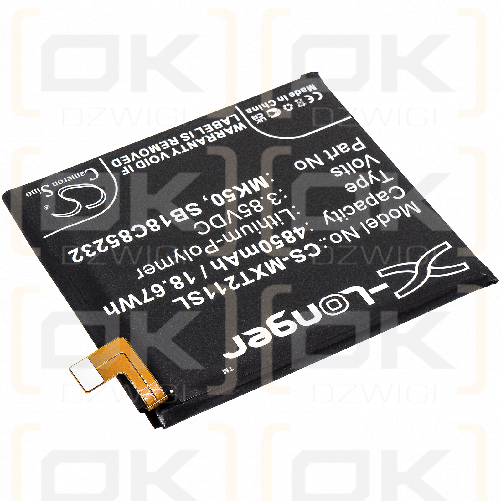 Motorola XT2113-2 / MK50 4850mAh Li-Polymer 3.85V (Cameron Sino)