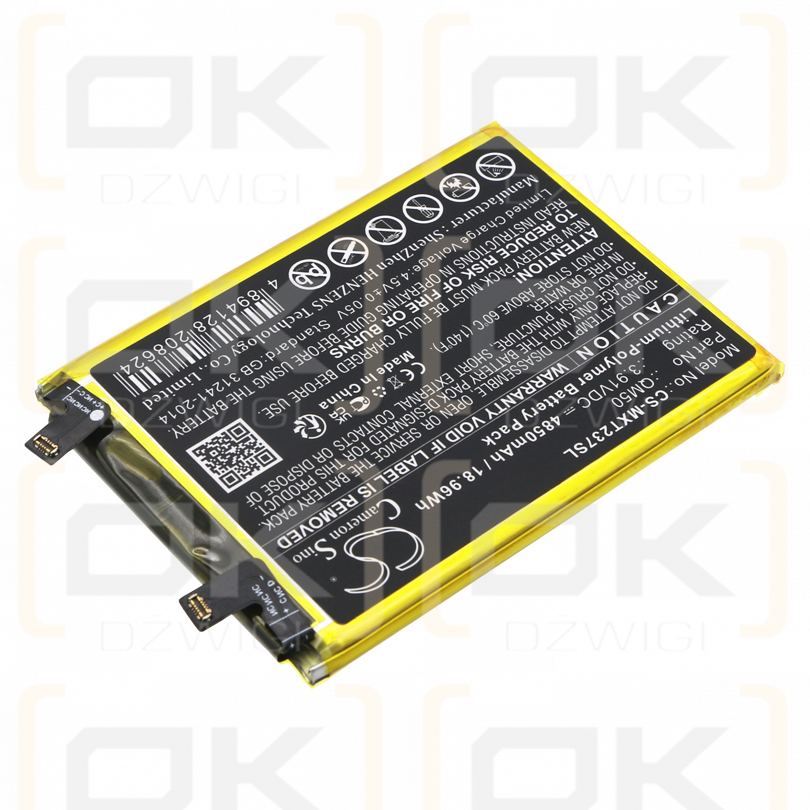 Motorola XT2307-3 / SB18D87942 4850 mAh Li-Polymer 3,91 V (Cameron Sino)