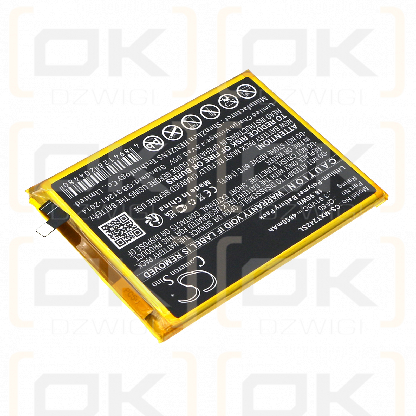 Motorola XT2421 / QF50 4850mAh Li-Polímero 3.91V (Cameron Sino)