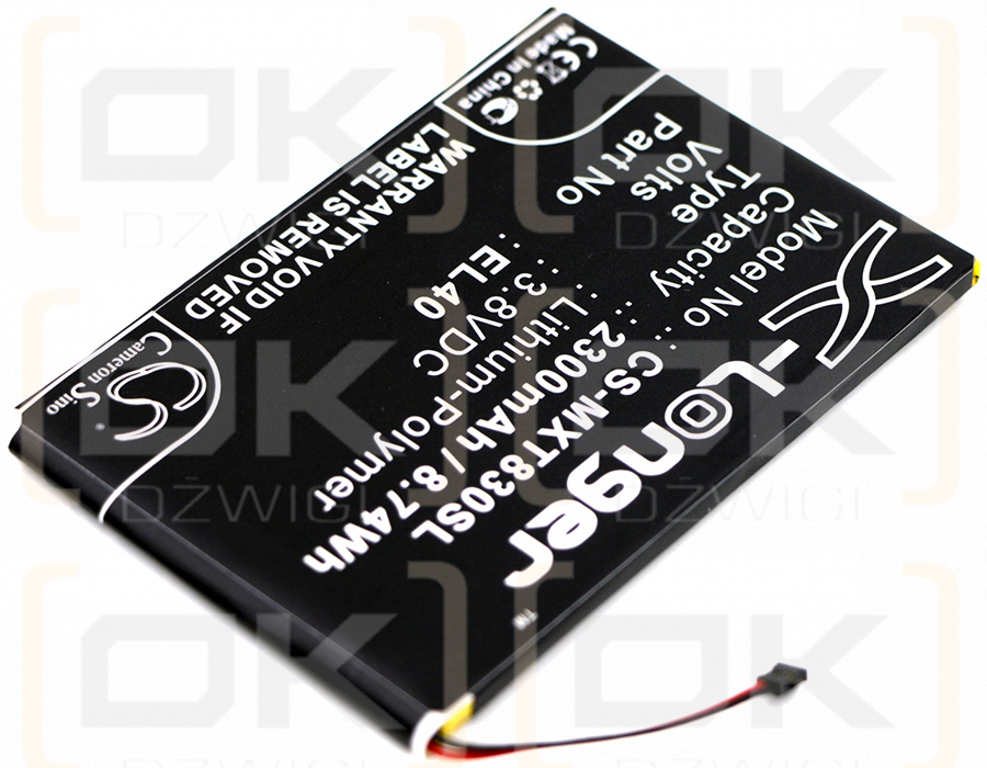 Motorola XT1019 / EL40 2300 mAh Li-Polymer 3,8 V (Cameron Sino)