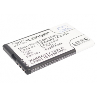 Sagem 253491226 / P/N 523855AR 1300mAh Li-ion 3.7V (Cameron Sino)