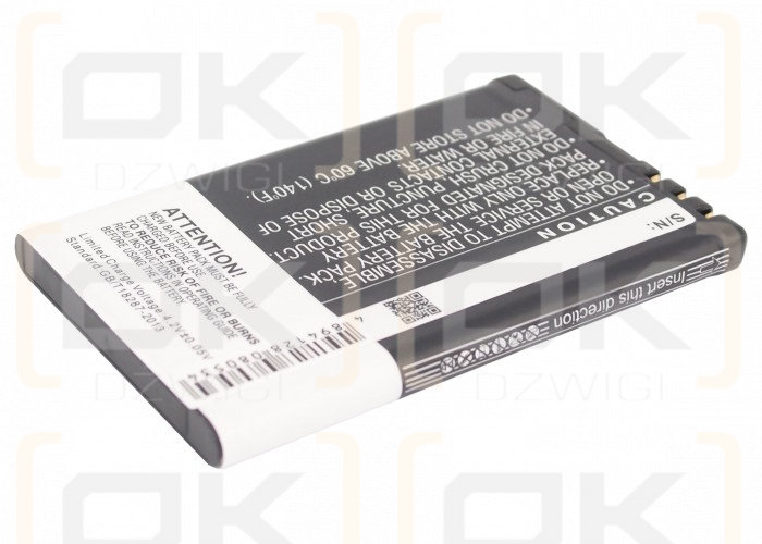 Sagem 253491226 / P/N 523855AR 1300mAh Li-ion 3.7V (Cameron Sino)