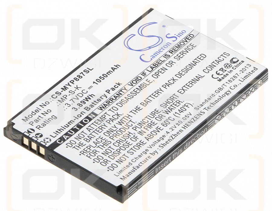 Myphone 8870 / MP-SK 1050 mAh Li-Ion 3,7 V (Cameron Sino)